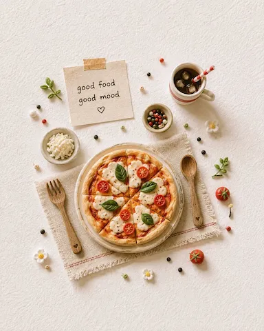Handcrafted Miniature Food Scene