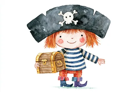 Whimsical Storybook Watercolor Characters