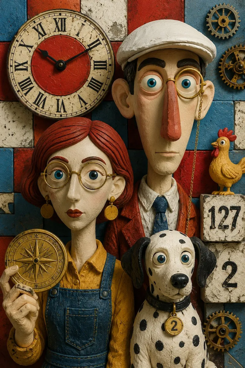 Surreal Claymation Portrait