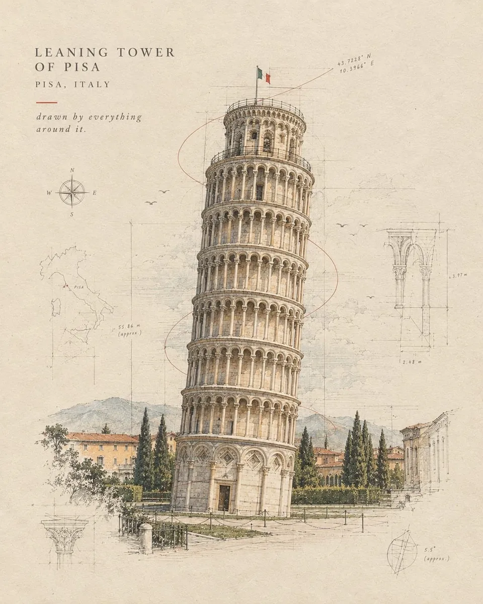 Vintage Architectural Art Poster