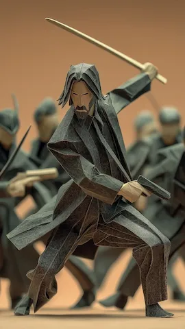 Origami Samurai Paper Art Series