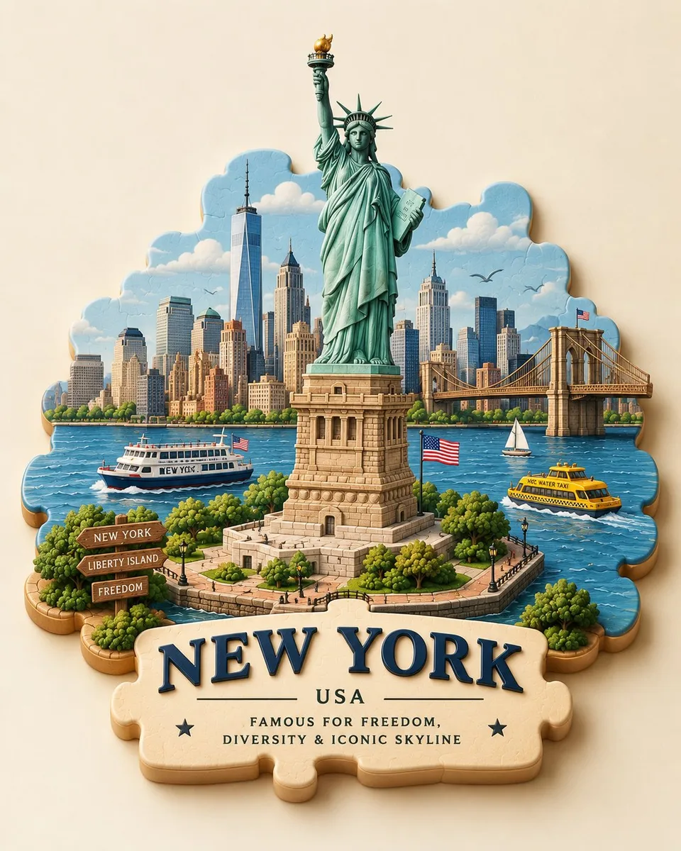 3D Puzzle Miniature Travel Diorama
